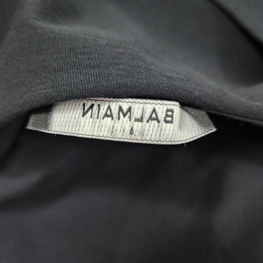NWT Balmain Black Women's Authentic Top Size MEDIUM - Picture 10 of 14